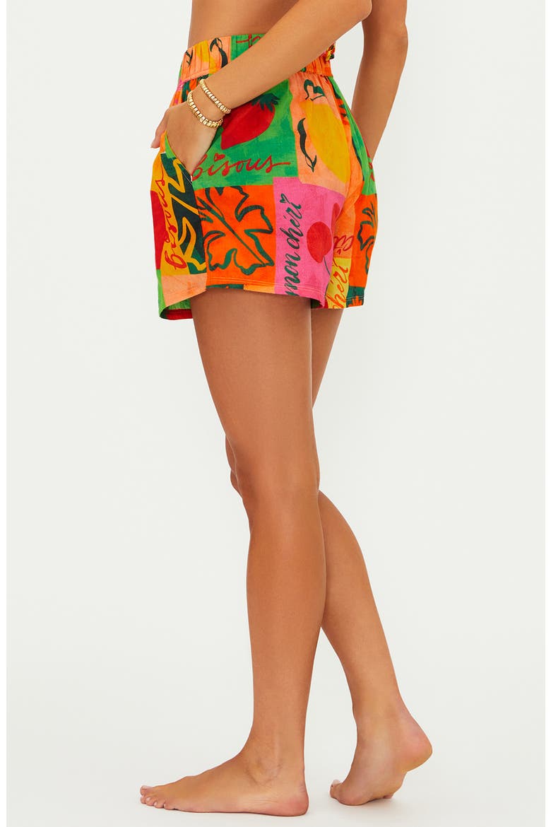 Rayah Cover-Up Shorts, Alternate, color, FRUIT MARKET