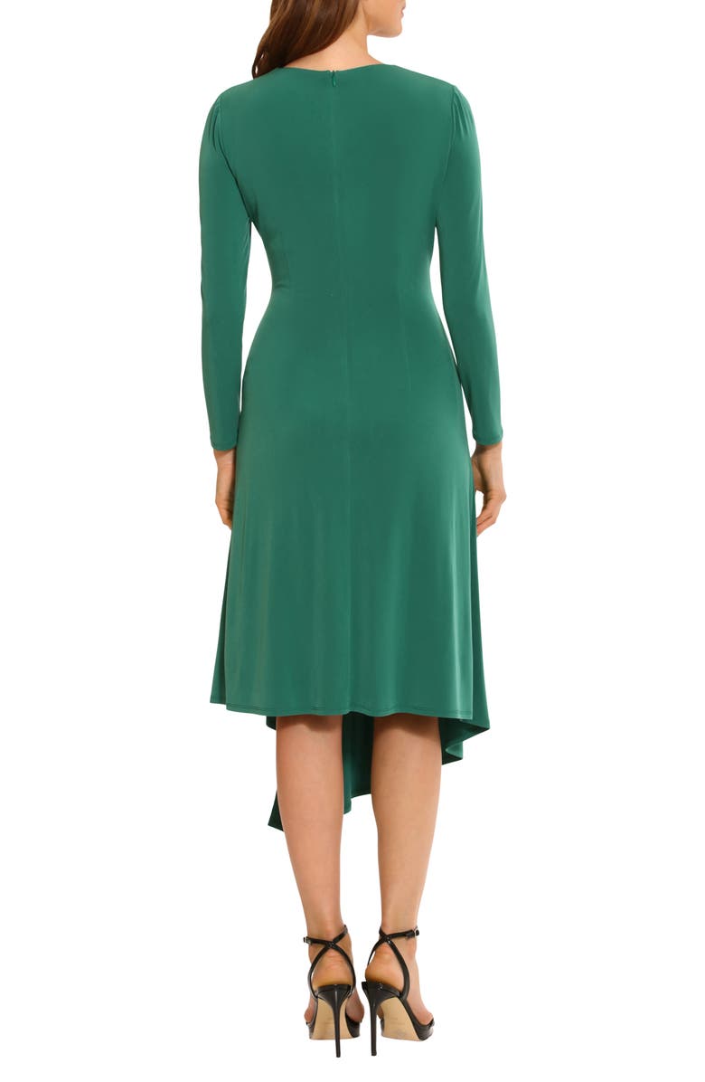 Maggy London Desolina Long Sleeve Asymmetric Hem Dress, Alternate, color, 