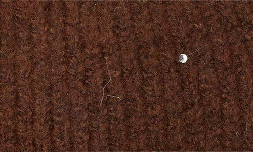 Bcbg Studded Faux Fur Pompom Beanie In Brown