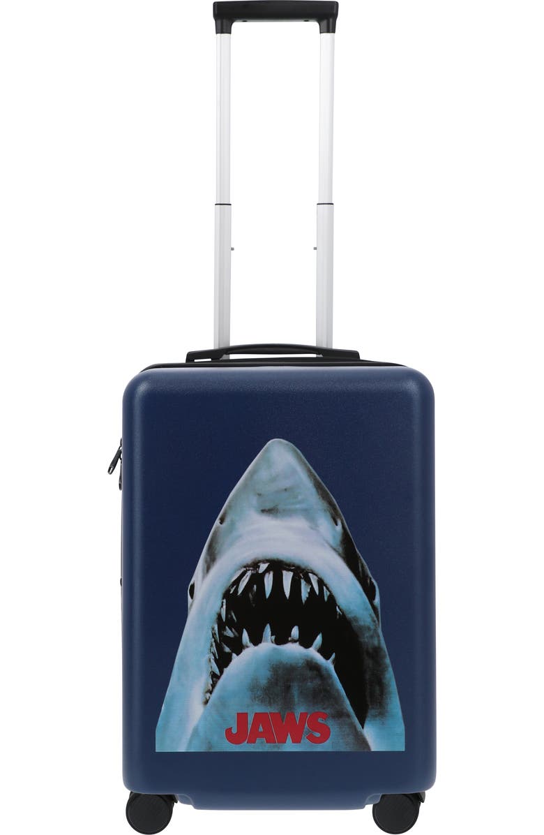 Ful NBC STUDIOS JAWS 22.5" CARRY-ON LUGGAGE, Alternate, color, Blue