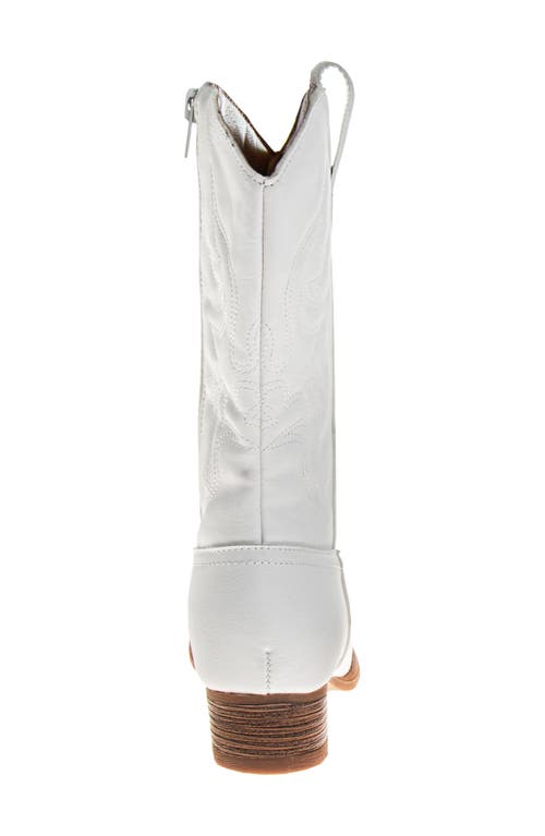 Josmo Western Boot In White