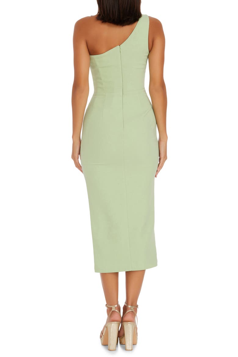dress the population magnolia Dress the Population Magnolia Asymmetric Dress White