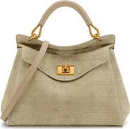 JW PEI Lucia Faux Suede Top Handle Bag