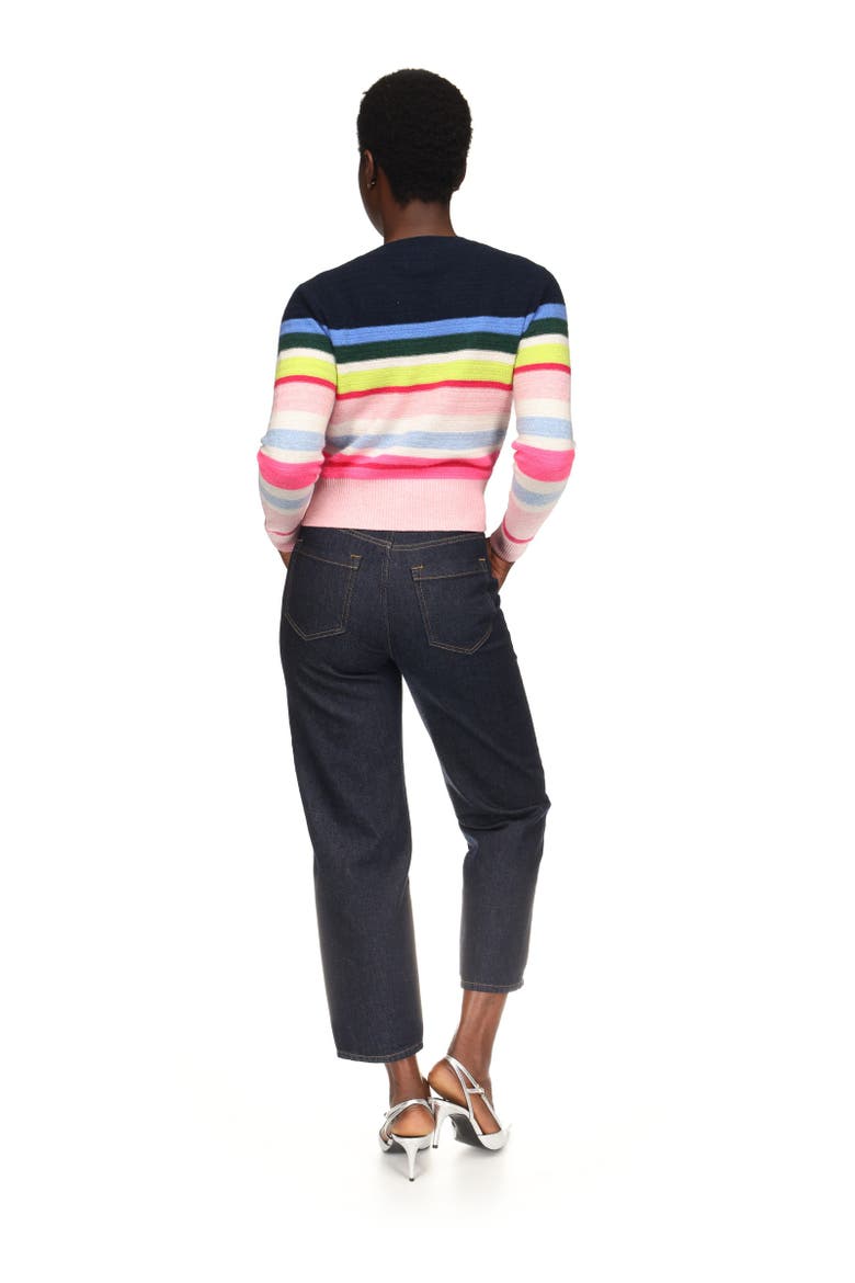 Maya Crewneck Sweater, Alternate, color, Navy