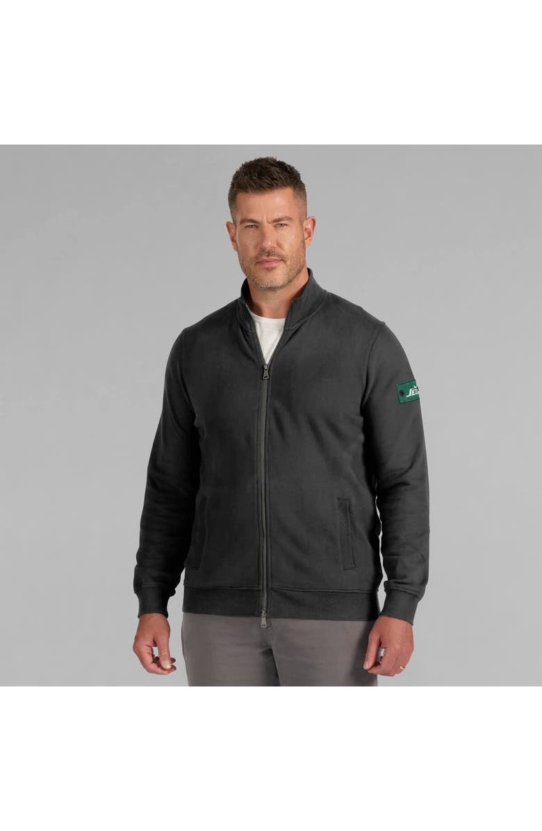 J. Palmer Men's J. Palmer Black New York Jets QB1 Full-Zip Sweatshirt, Alternate, color, Black