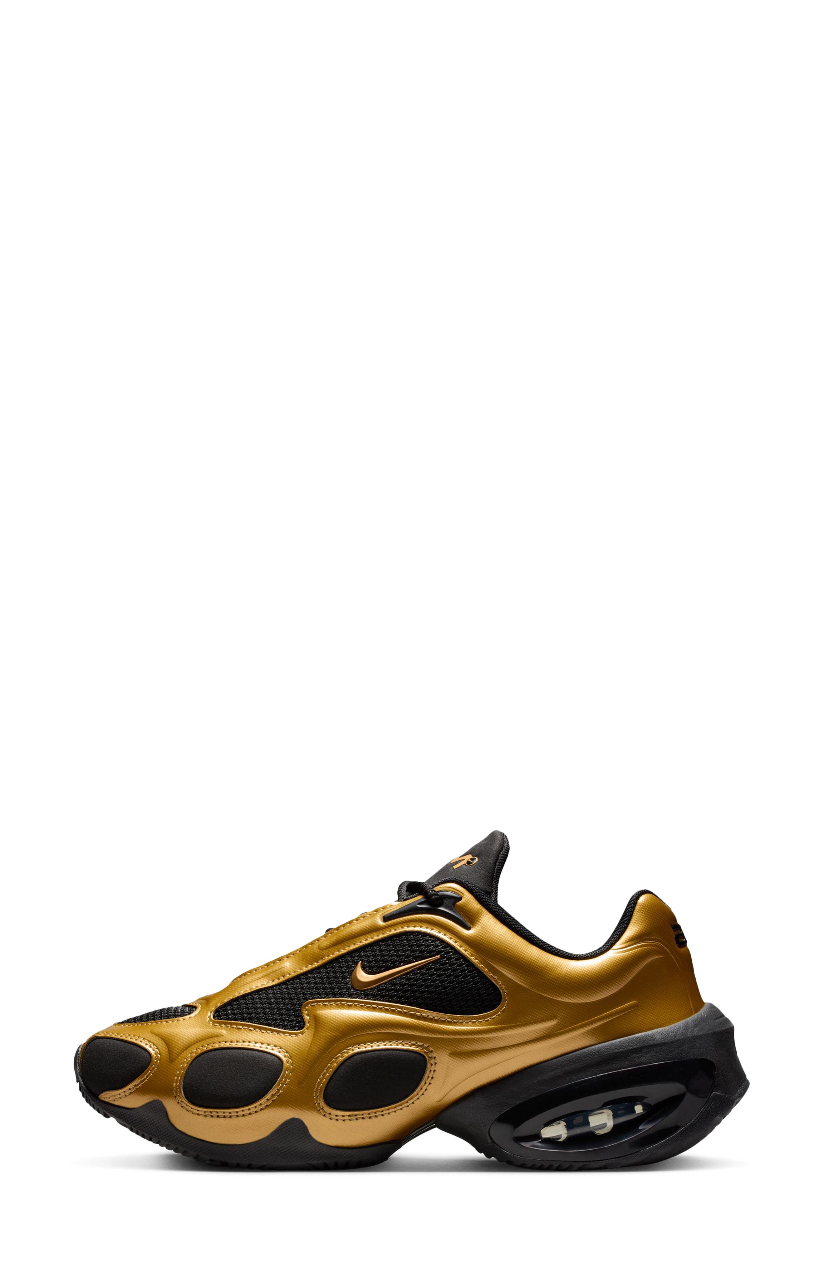 Nike Air Max Muse Sneaker, Alternate, color, Metallic Gold/ Black