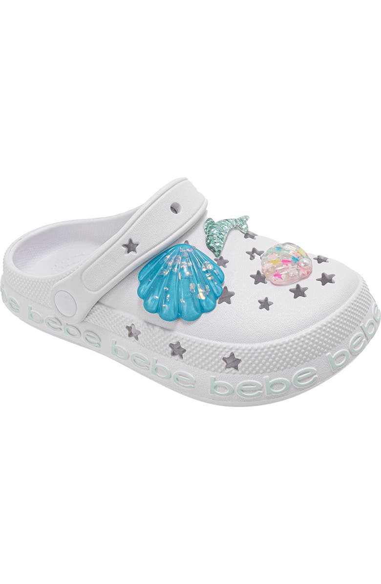 bebe Kids' Caetana Clog, Main, color, White