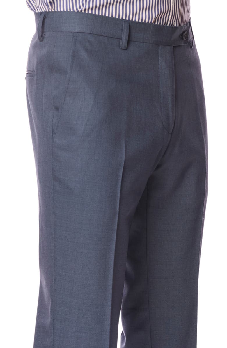 PAISLEY & GRAY Downing Slim Fit Flat Front Dress Pants, Alternate, color, Dark Grey Blue