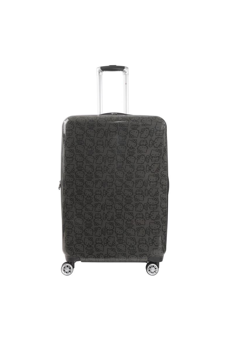 Hello Kitty Pose All Over Print 29" Hard-Sided Luggage, Alternate, color, Black
