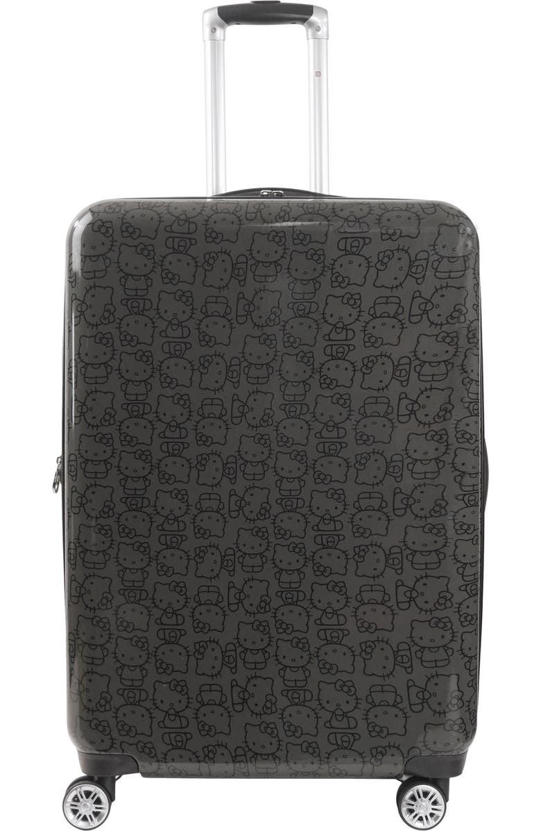 Ful Hello Kitty Pose All Over Print 29" Hard-Sided Luggage, Alternate, color, Black