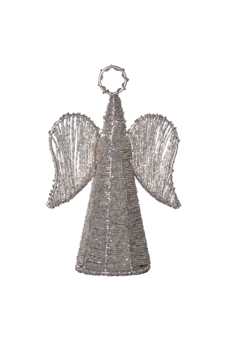 Beaded Metal Angel, Main, color, Multicolor