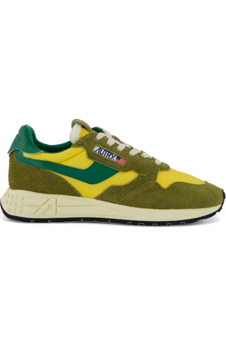 AUTRY Reelwind Colorblock Sneaker, Alternate, color, Hair/ Nylon Moss/ Amazon