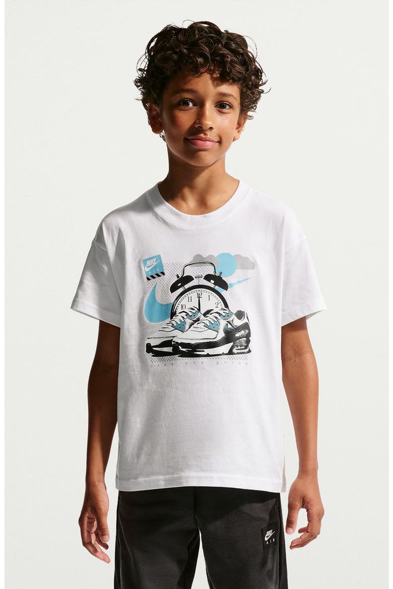 Kids' Sportswear Graphic T-Shirt, Main, color, WHITE