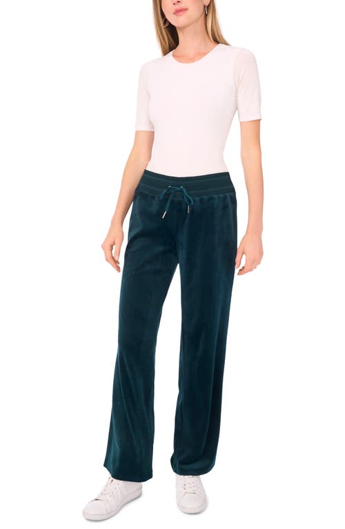 Vince Camuto Straight Leg Drawstring Pants In Green