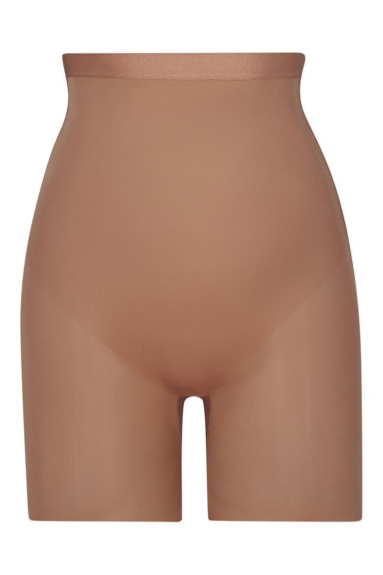 Simply Bare Low Back Shorts, Alternate, color, SIENNA