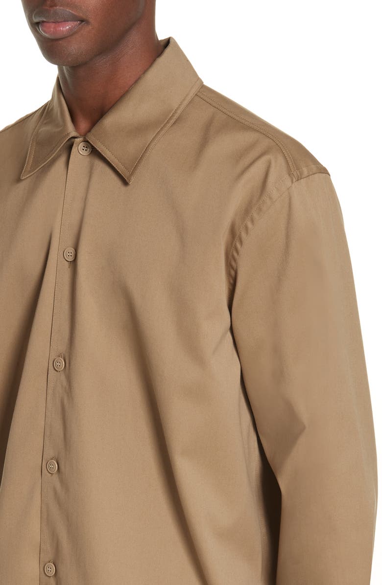 Acne Studios Houston Oversize Sport Shirt, Alternate, color, 