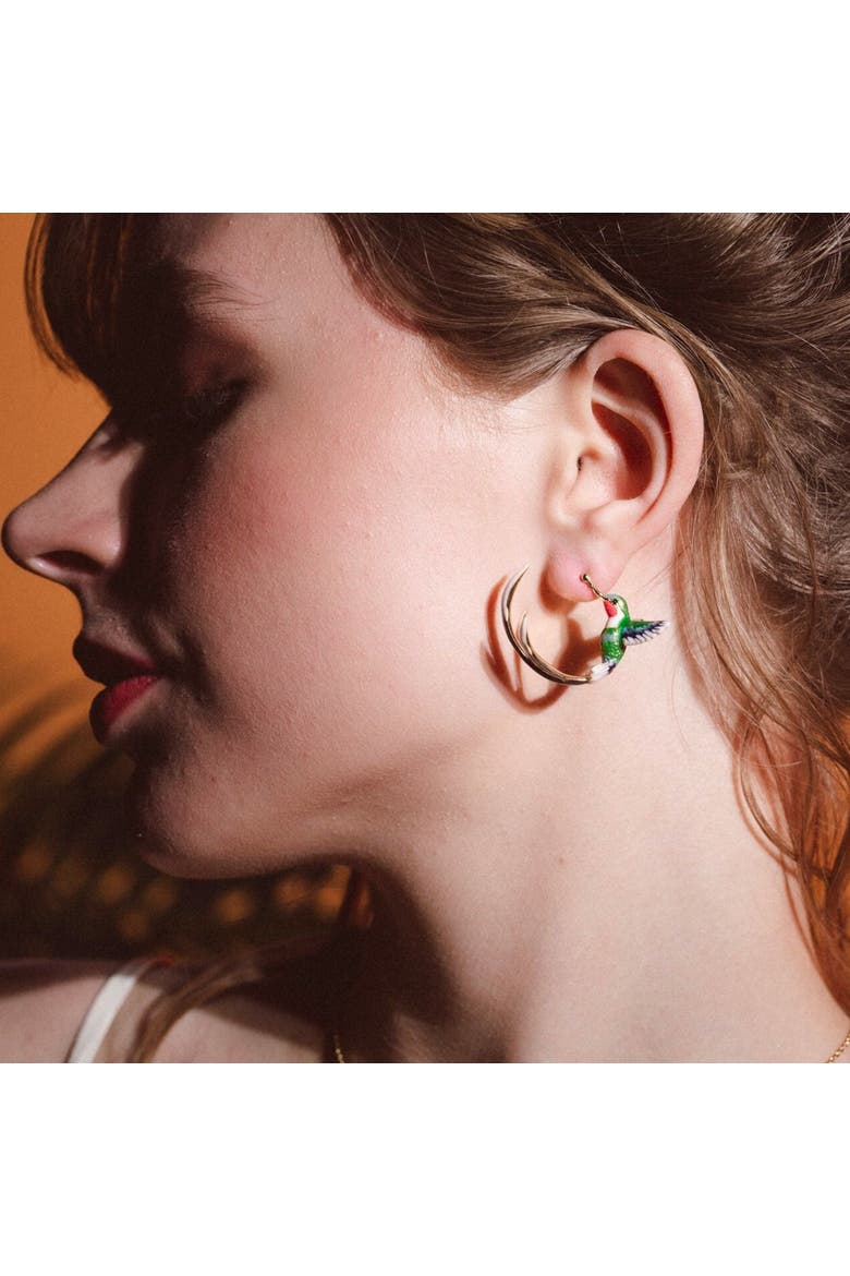 Hummingbird Hoops, Alternate, color, Hummingbird