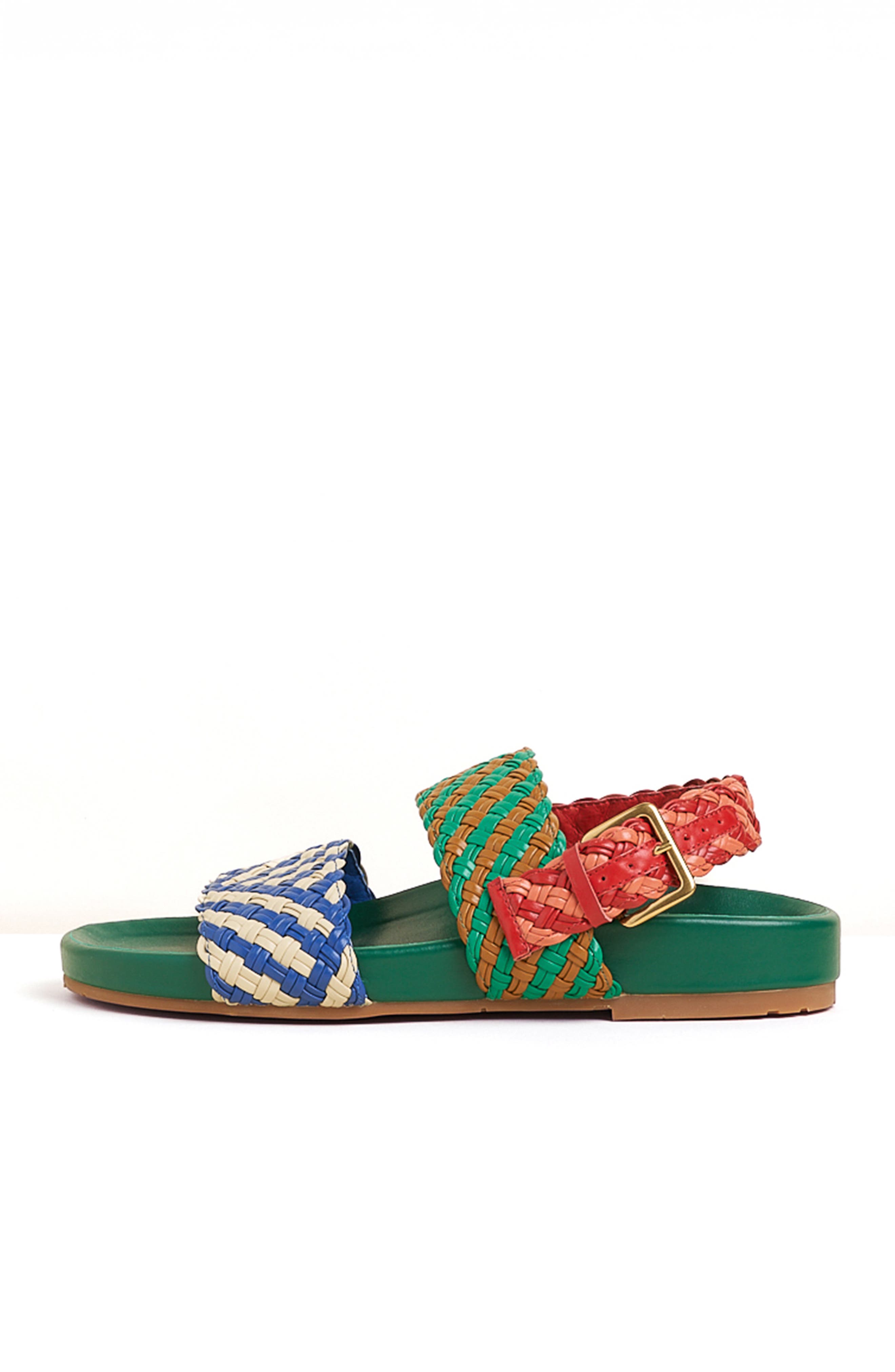 Charlotte Stone Chad Woven Slingback Sandal, Alternate, color, 
