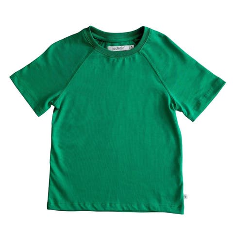 Kids' Organic Cotton Raglan T-Shirt (Toddler, Little Kid, Big Kid)
