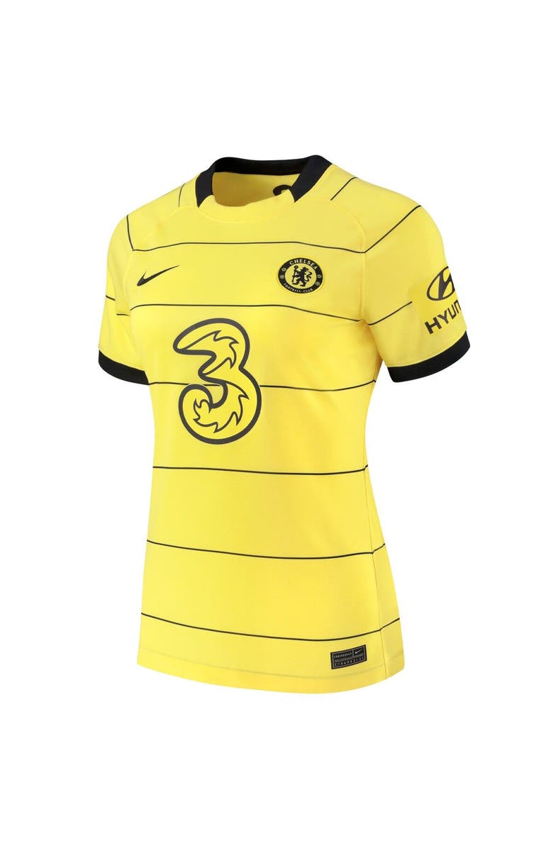 Nike Women's Nike N'Golo Kanté Yellow Chelsea 2021/22 Away Breathe Stadium Player Jersey, Alternate, color, 