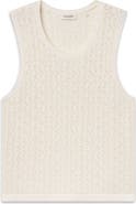 FRAME Open Stitch Sleeveless Sweater