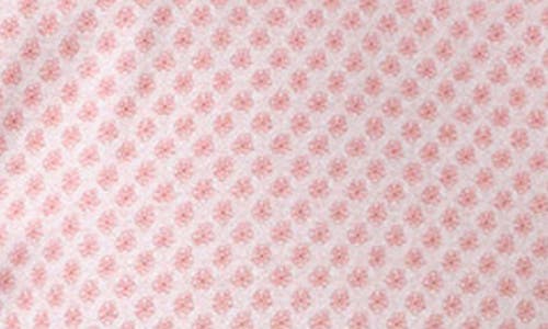 Studio Garnet Los Angeles Floral Print Stretch Supima Cotton Button-up Shirt In Pink