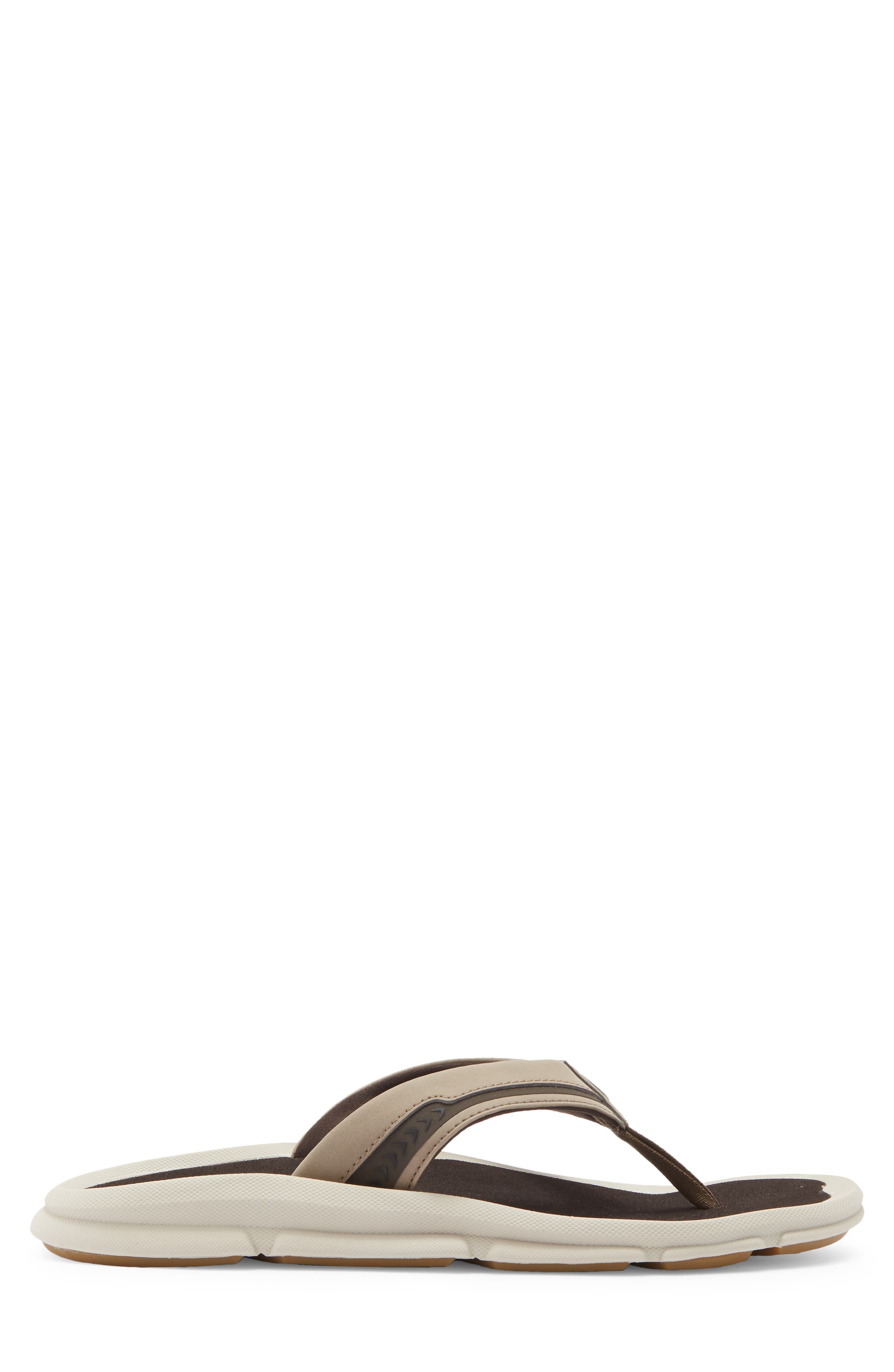 Akeu Flip Flop, Alternate, color, MUSTANG / DARK JAVA