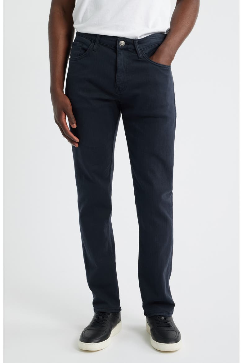 Marcus Slim Straight Leg Pants, Main, color, NAVY HERRINGBONE