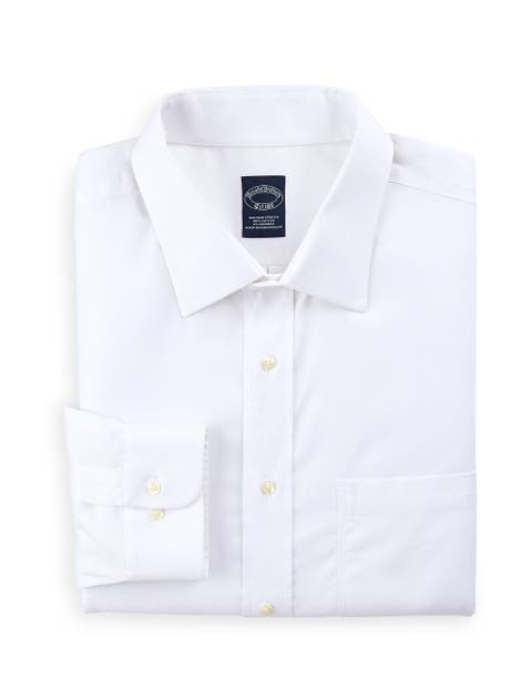 Big & Tall Non-Iron Pinpoint Stretch Dress Shirt