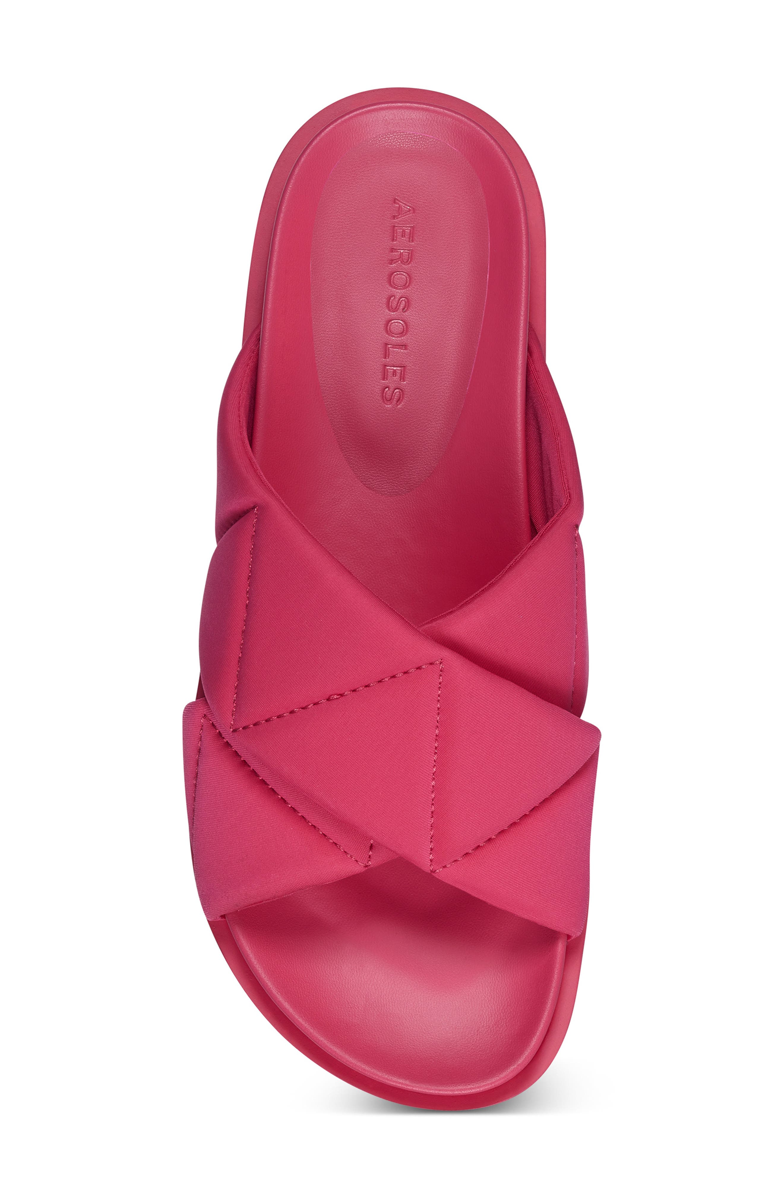 Aersoles Linney Slide Sandal, Alternate, color, BERRY