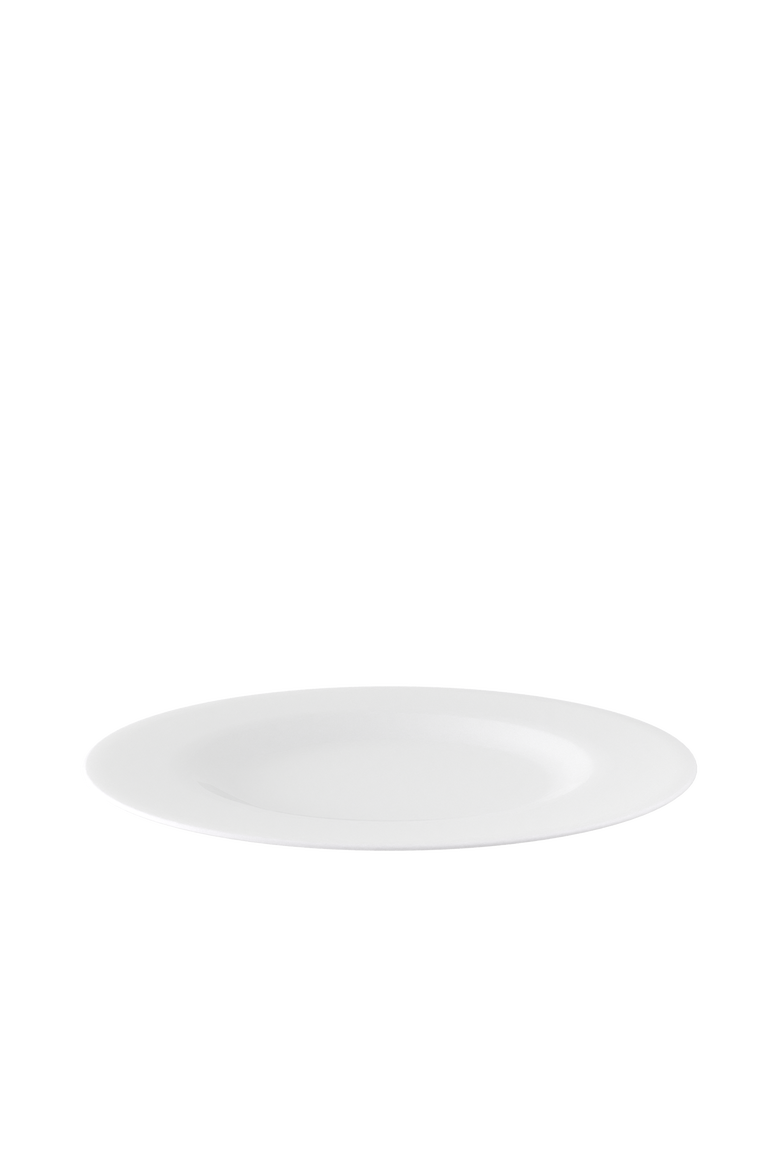 Anmut Dinner Plate, Alternate, color, White