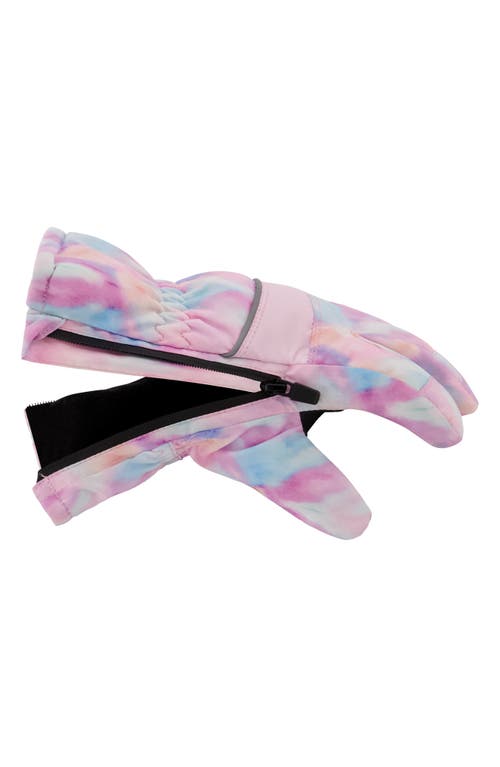 Andy & Evan Kids' Zip Gloves In Pink