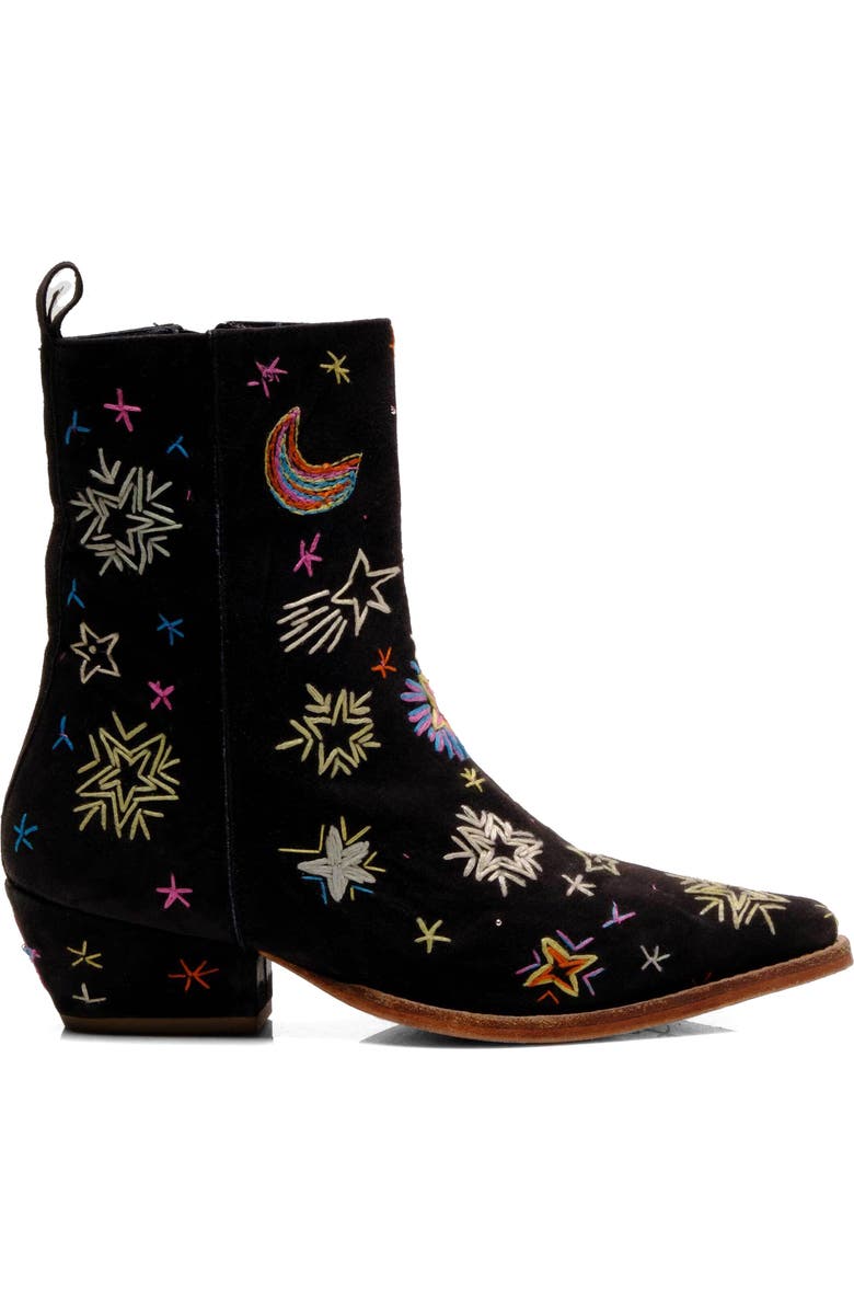 Free People Bowers Embroidered Bootie, Alternate, color,