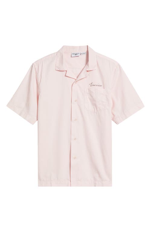 Service Works Script Embroidered Cotton Camp Shirt