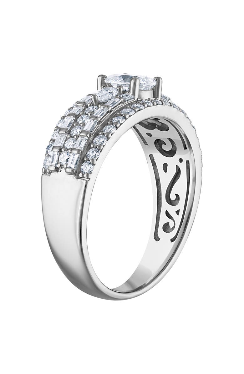 FZN Sterling Silver Lab Grown Diamond Ring, Alternate, color, Silver