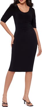 Miraclesuit® Lumi Ruched Stretch Jersey Dress