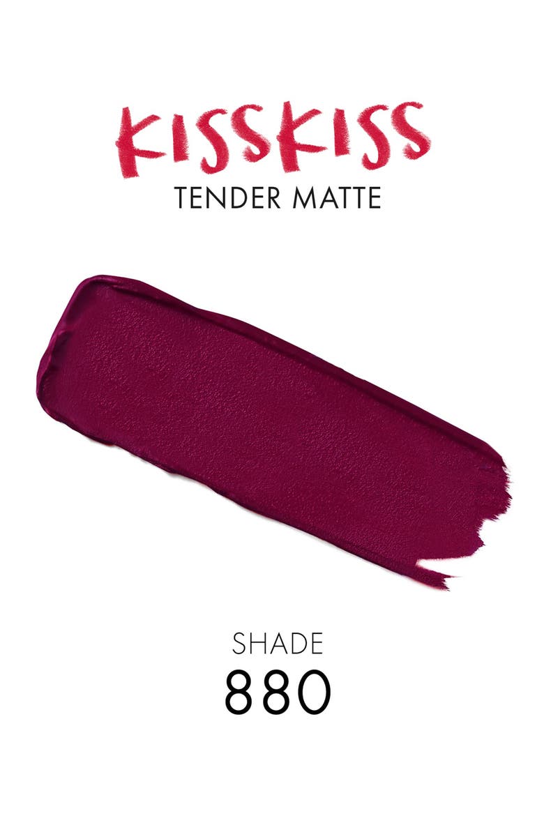 KissKiss Tender Matte Lipstick, Alternate, color, CARESS PLUM
