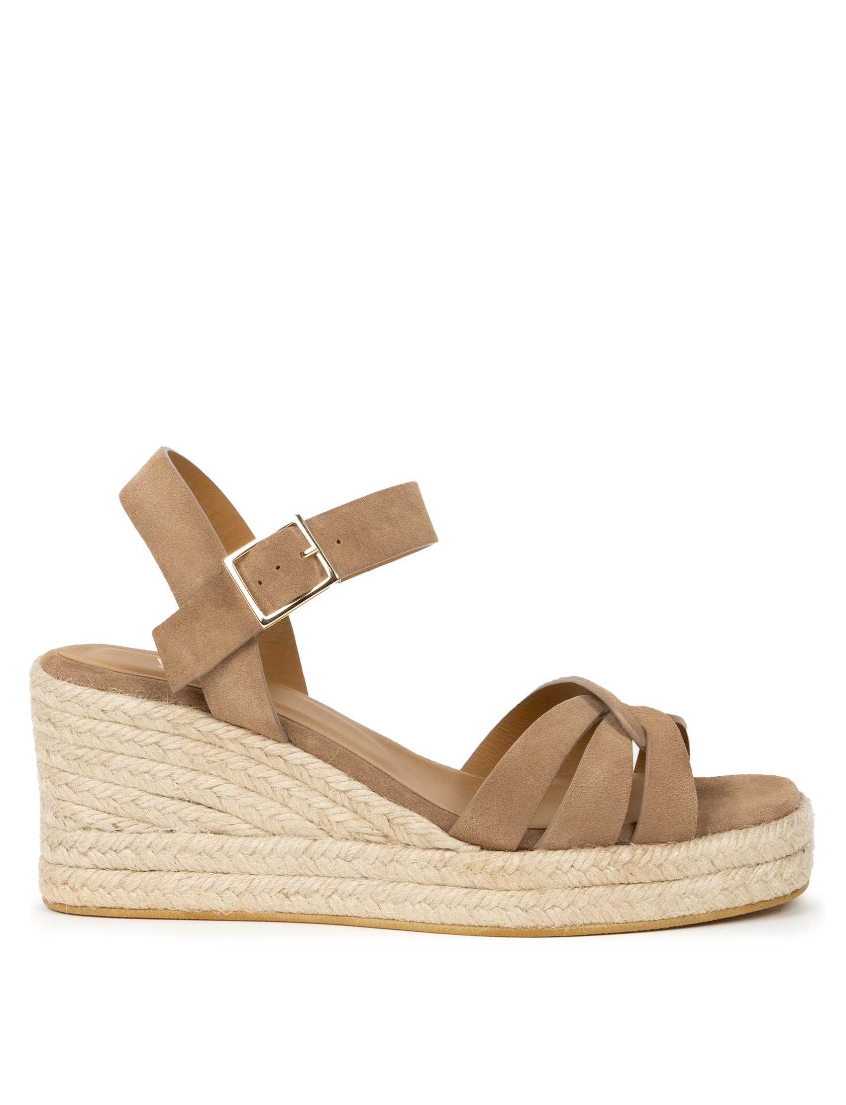 Hisa Espadrille Wedges, Alternate, color, Antelope