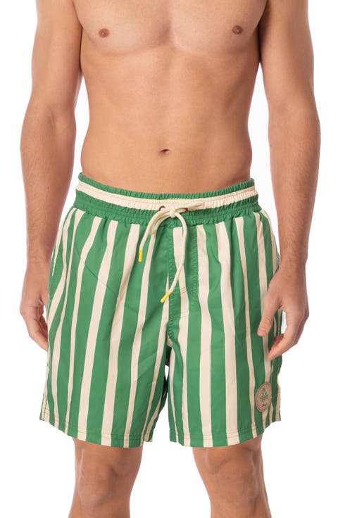 Sailor Stripe Swim Trunks