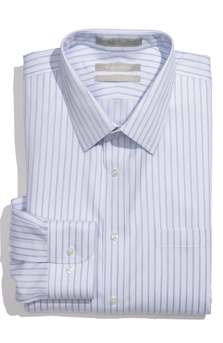NORDSTROM MEN'S SHOP Nordstrom Smartcare<sup>™</sup> Trim Fit Dress Shirt, Main, color, 