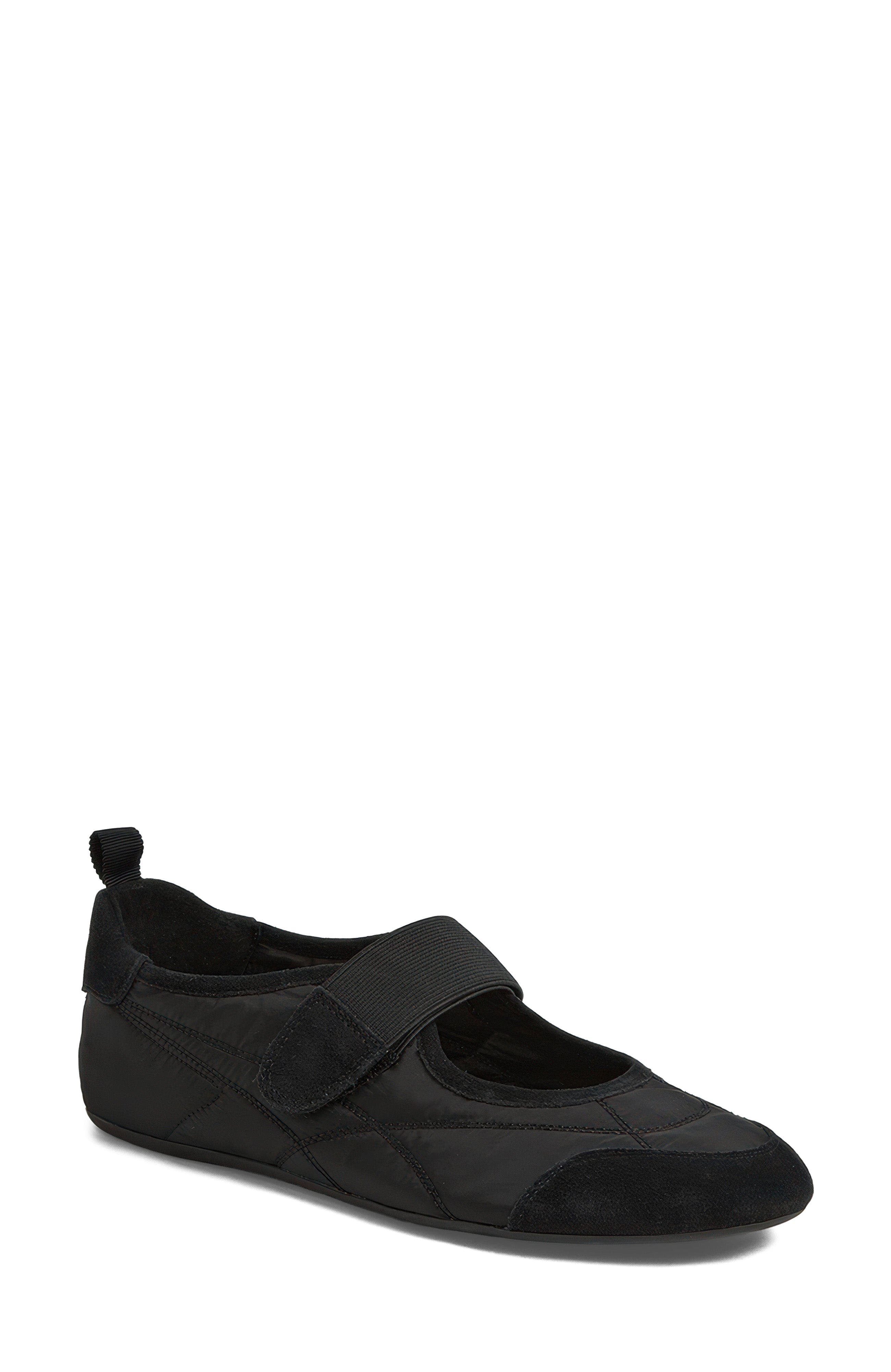 Britas Flat Mary Jane, Main, color, BLACK LEATHER