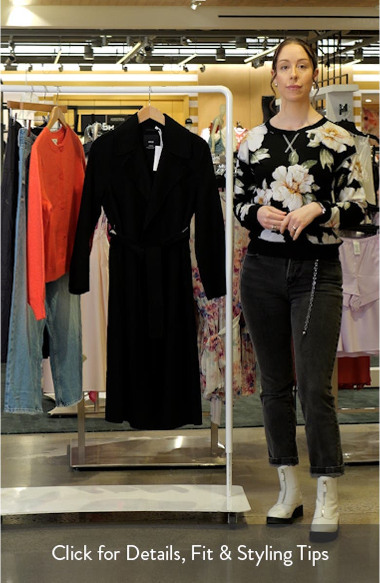 Handmade Wool Blend Wrap Coat, sales video thumbnail