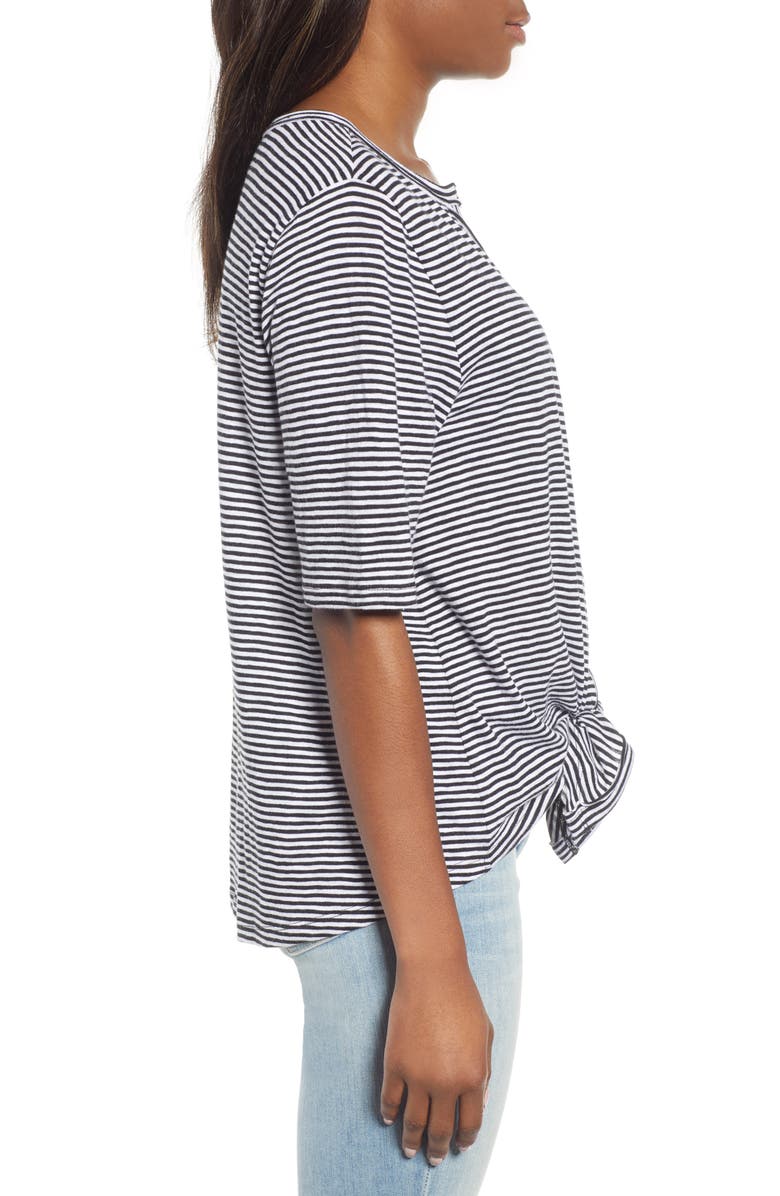 Caslon<sup>®</sup> Tie Front Tee, Alternate, color, 