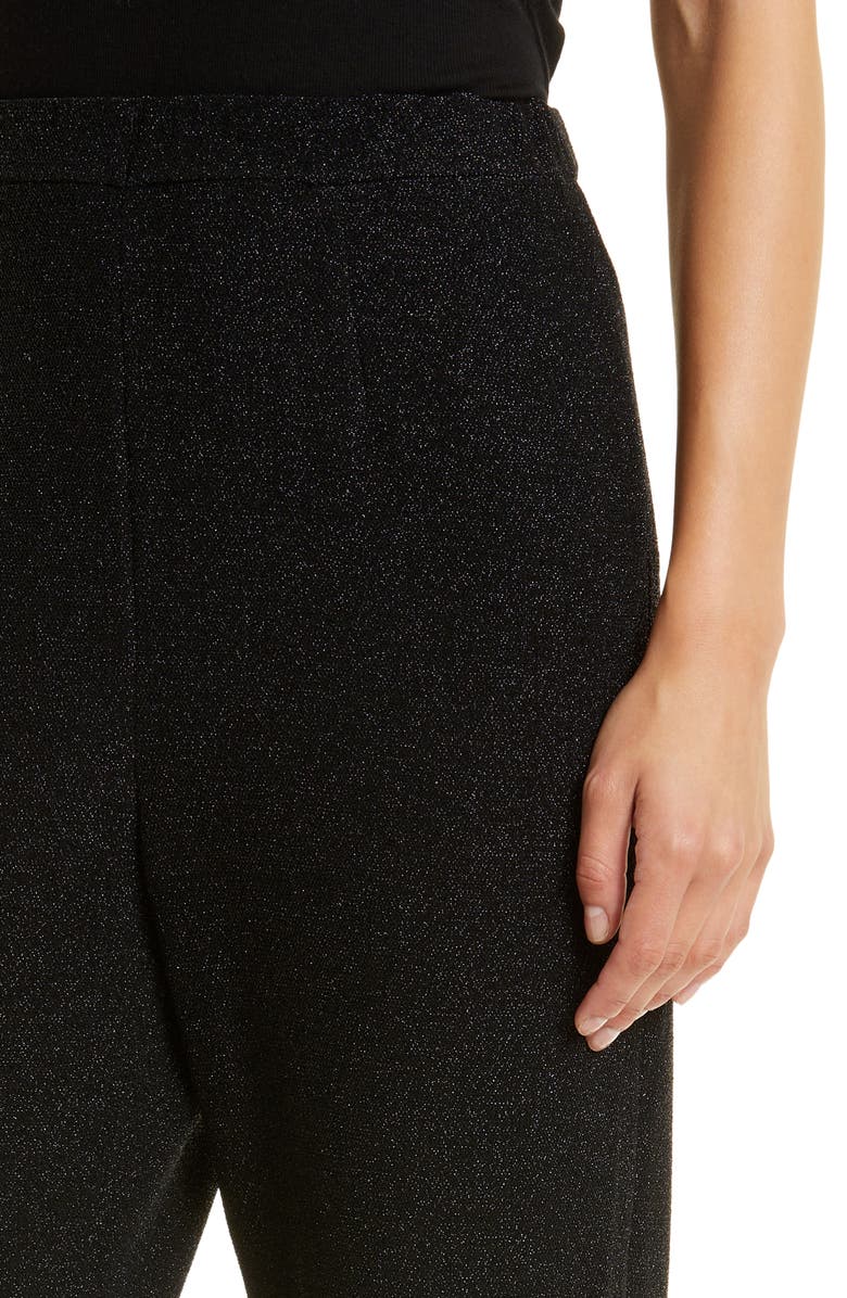 Misook Sparkle Pull-On Wide Leg Woven Pants, Alternate, color, 