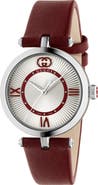 Gucci Model 2000 Leather Strap Watch, 30.5mm