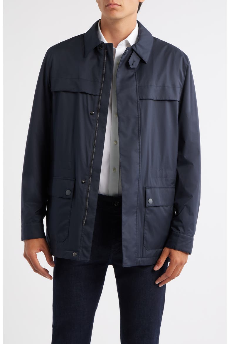 Nuvola Maestrale Technical Field Jacket, Main, color, NAVY