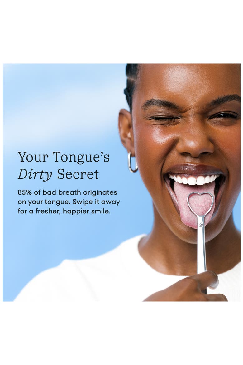 Smile Filter Tongue Scraper, Alternate, color, STAINLESS STEEL
