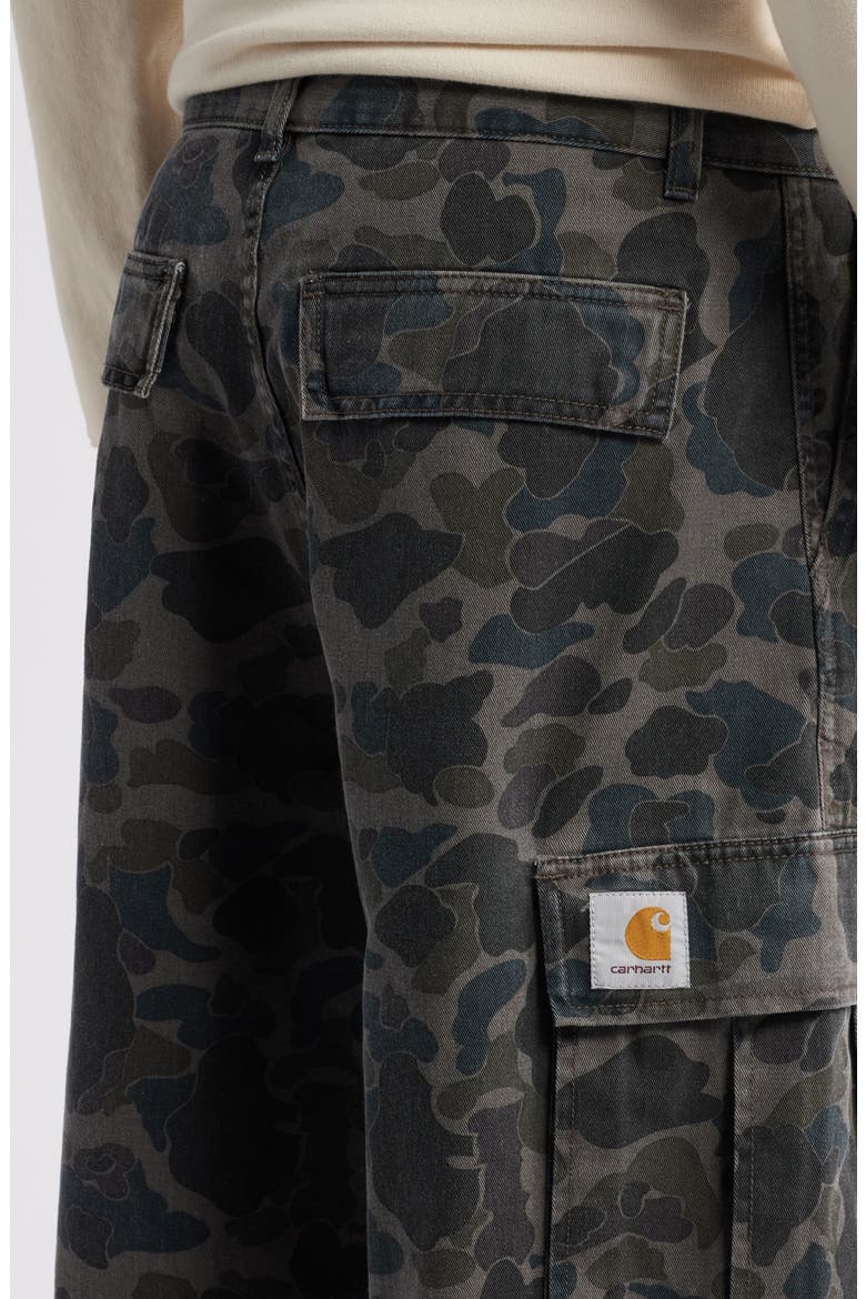 Cole Organic Cotton Twill Cargo Pants, Alternate, color, CAMO DUCK GREY STONE WASHED