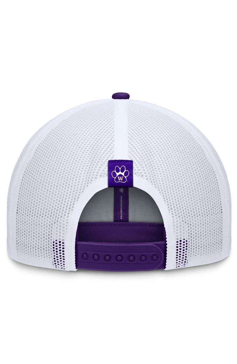 TOP OF THE WORLD Men's Top of the World Purple Washington Huskies Carson Trucker Adjustable Hat, Alternate, color, 