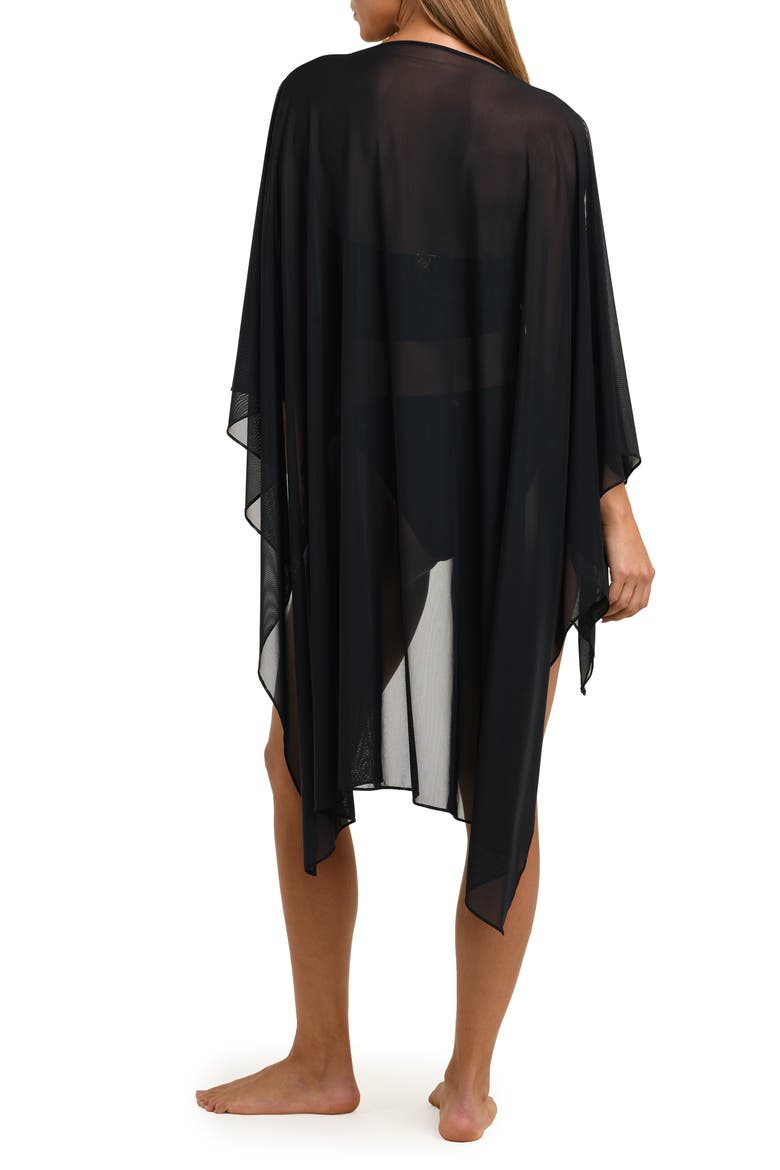 Maximal Mesh Cover-Up Top, Alternate, color, BLACK